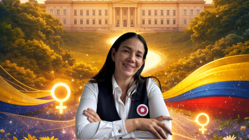 Sondra Macollins destaca el liderazgo femenino y reafirma su independencia en la contienda presidencial