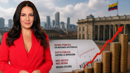Sondra Macollins cuestiona manejo económico del Gobierno y advierte sobre aumento de la deuda pública en Colombia 
