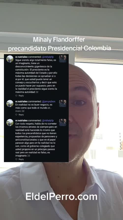 Aclaraciones sobre el Gobierno colegiado, mi experiencia política y lo que me motiva a lanzarme como Precandidato Presidencial